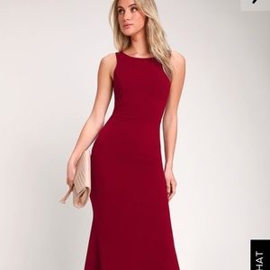 Lulus red dress